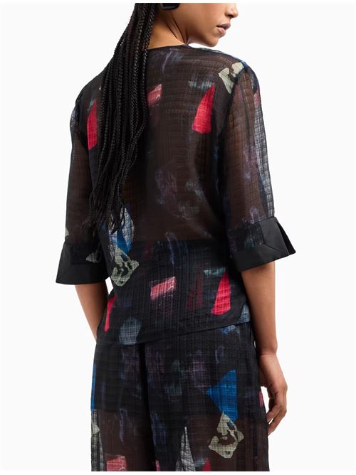 Blusa con stampa Emporio Armani | EW001549TE13522PC007